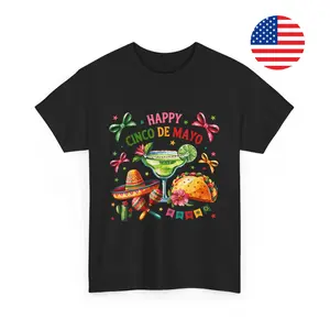 Happy Cinco de Mayo Fiesta Mexican Party Men Women T-shirt Celebrate Fiesta, Perfect for Party,