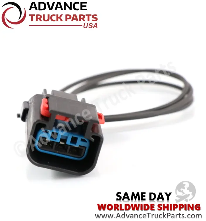 Advance Truck Parts W094100 3 Wire Pigtail Harness Connector