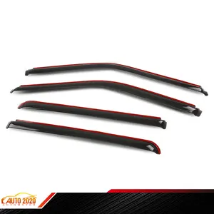 Window Visor In Channel Rain Guards Vent Shade Fit For Ford F150 15-24 SuperCrew Window Visor In Channel Rain Guards Vent Shade Fit For Ford F150 15-24 SuperCrew