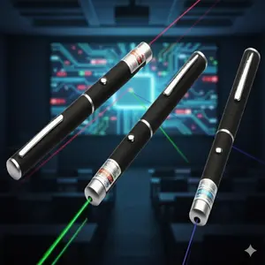 Multi-color Laser Pointer with Remote Control: Red Green Blue Purple, 500m Long-range for Teaching, Training, Business Presentations, Outdoor Activities, Pet Toy for Cats and Dogs, Portable Anti-slip Safe Design.