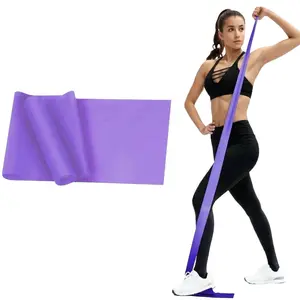 Resistance Bands Set, Exercise Bands with 5 Resistance Levels, Long Stretch Bands for Men & Women, Workout Resistance Bands for Yoga Gym Pilates Fitness Strength Training Muscle Building