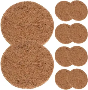 10 Pcs Bird Nesting Pads, Coconut Palm Silk Pigeon Nest Mat, Bird Nesting Material, Parrots Nesting Box Pads for Pet Parakeet Breeding Hatching