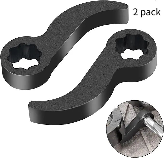2 Pack Half Shaft Removal Tool - Heavy Duty Crescent Wrench Adapter Pry Bar for Car Repairs