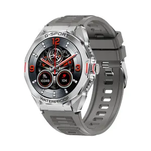 IP68 Waterproof Smart Watch Men’s Sports Watch Fitness Tracker 100+Sports Modes Call / SMS Reminder Heart Rate / Sleep Monitor Touch Screen 350Mah Battery for IOS / Android Phones