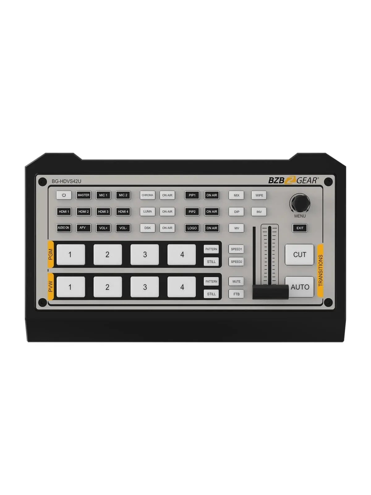 4-Channel HDMI Live Streaming Video & Audio Mixer Switcher