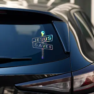 Jesus Saves Street Sign Decal for Trucks or Cars Vinyl Decal