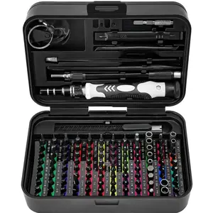 132 in 1 Precision Screwdriver Set, Magnetic Screwdriver Tool Set with 108pcs Bits, Multifunctional Screwdriver Tool Kit for Repairing Phone, Switch, Computer