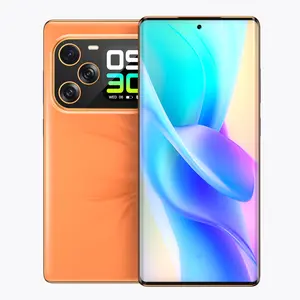 Unlocked Curved Display Android Phone with 1.75" Magic Rear Screen, 64MP Triple Camera, 12GB RAM + 512GB storage, ideal for outdoor photography, selfies, gaming, and watching videos