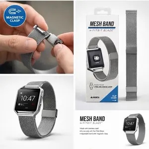 Stainless Steel Mesh Band for Fitbit Blaze