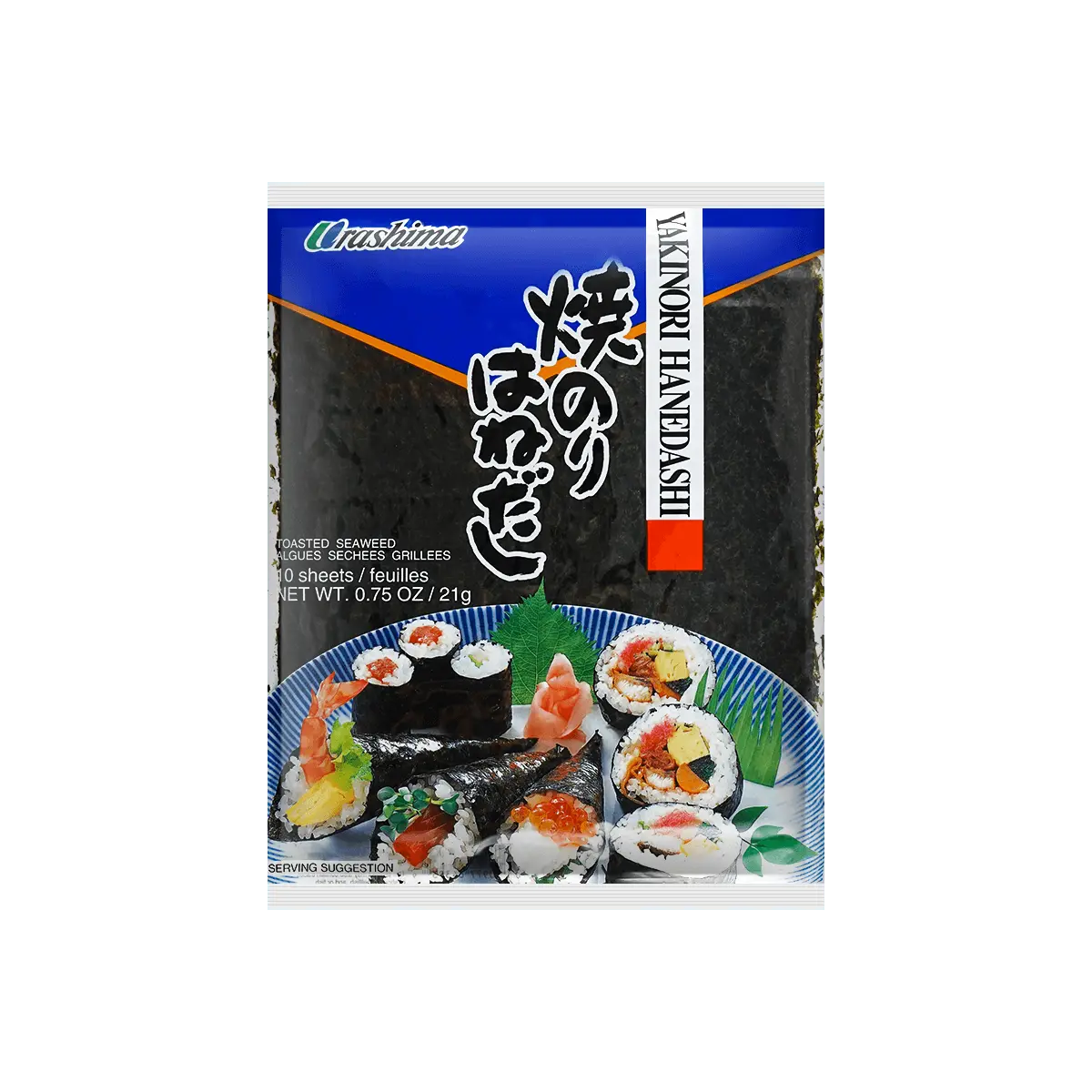 Takaokaya Yakinori Hanedashi Roasted Seaweed 0.75 oz