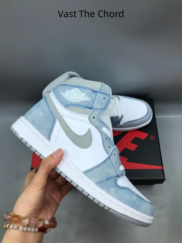Washed Denim Light Blue Off White High Top Sneakers, Faded Textured Leather Lace Up Skate Shoes, Soft Cushion Street Footwear for Fresh Daily Outfits