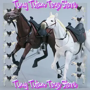 Horse Action Figure 1/12 Cosplay Scale Articulated Figma490 Brown Horse Decoration Figure Anime Scene Desktop High Quality Gift
