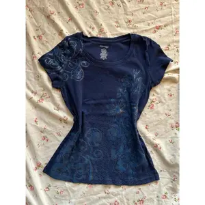 Y2k Subculture Vintage Basics Floral Printed Short Sleeve O-Neck Slim Fitting Casual Summer Streetwear Tees Basics Lady Clothes