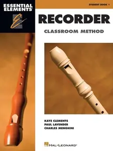 USED Book - Essential Elements for Recorder Student Book 1 Classroom Method for Beginner Recorder Players Includes 130 Songs Music Reading and Fingering Chart Hal by Clements, Kaye (Paperback) - english