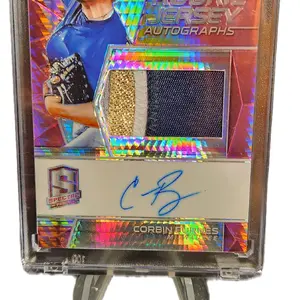 Panini Spectra 2019 Corbin Burnes Baseball Card #122 Limited Edition 45/49 Beautiful RPA Condition Shipped in Bubble Mailer