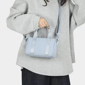 Nylon Crossbody Bag for Women, Simple Solid Color Shoulder Tote, Waterproof Scratch-resistant Fabric, Adjustable Strap, Lightweight & Stylish for Daily Use or Travel