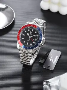 1pc Classic Business Quartz Watch Night Light Date Display Men's Business Sports Dual purpose Watch Holiday Gift Box! Modern Fashionable Wristwatch