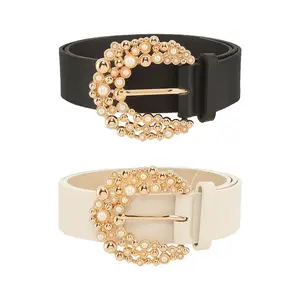 The Luxe Pearl Statement Belt