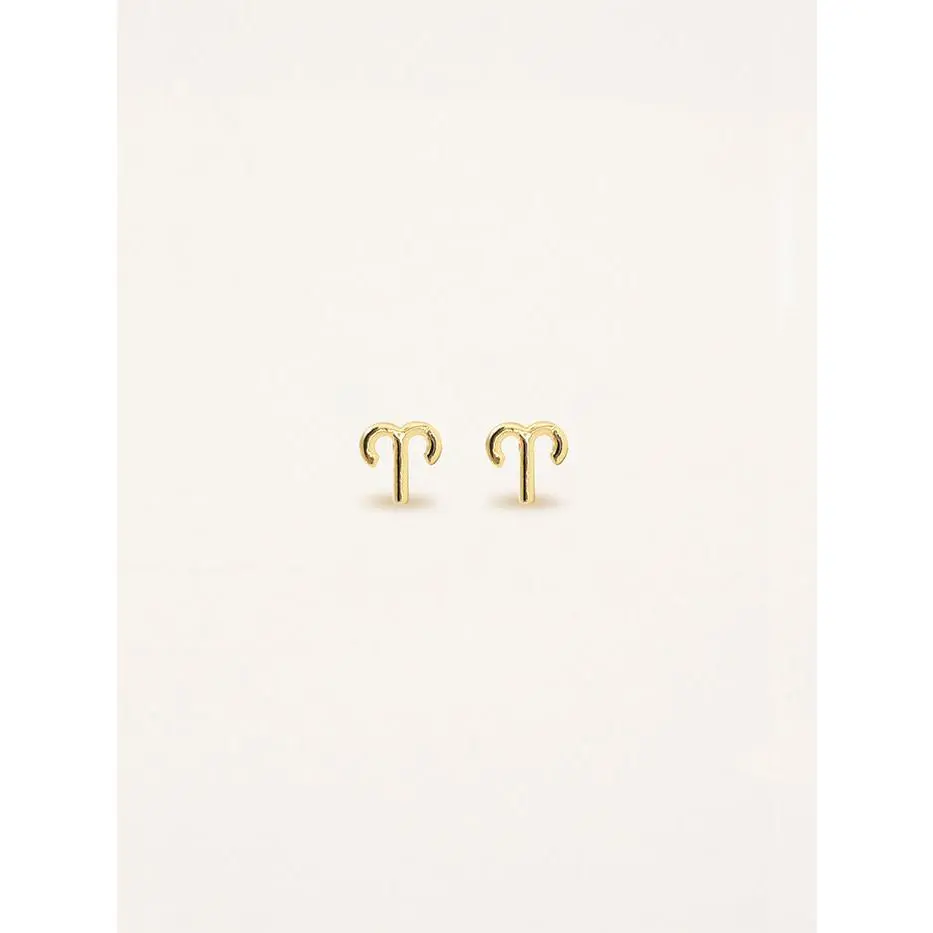 Aries Zodiac Earrings