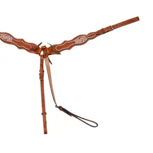 Charro Pecho Pretal De Vaqueta Horse Breast Collar