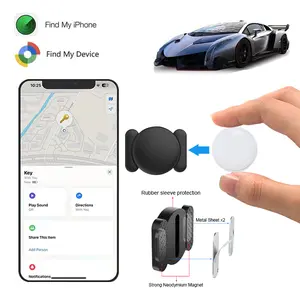 GPS Tracker for Car,Works with Apple Find My ,Mini Trackers Device with Weatherproof Magnetic（For Apple iPhone & Android）