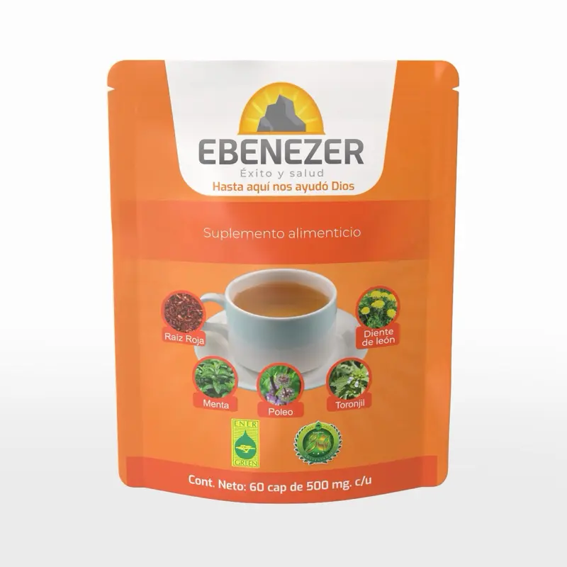 Ebenezer | Mezcla Tradicional de Hierbas Naturales | 60 Cápsulas de 500 mg Ebenezer Traditional Herbal Blend Healthcare Supplement, 60 Capsules (500 mg Each)