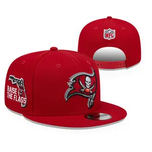 New Era Red 59FIFTY Fitted  Snapback Hat– Flat Brim Snapback Baseball Hat Streetwear Hip Hop Unisex Premium