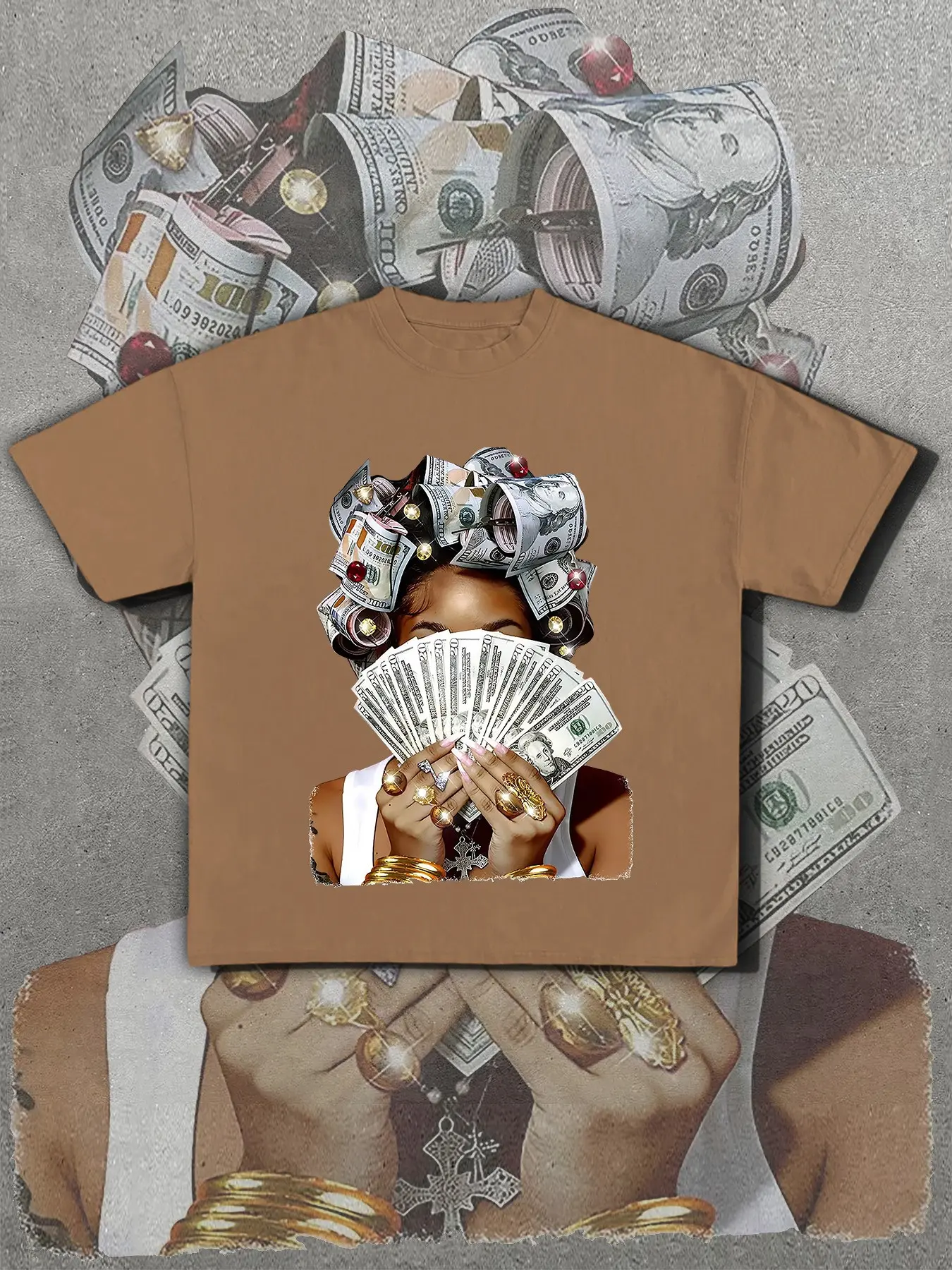 Men's Summer Oversized Graphic T-Shirt with Queen Queen Print for Streetwear Street Style, Hip-Hop Casual Short Sleeve Long T-Shirt, Unique Fashion Inspiration, Menswear