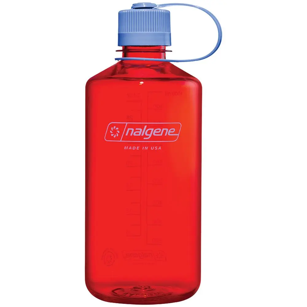 Nalgene 342857 Plastic 32 oz Narrow Mouth Sustain Water Bottle - Marmalade Orange