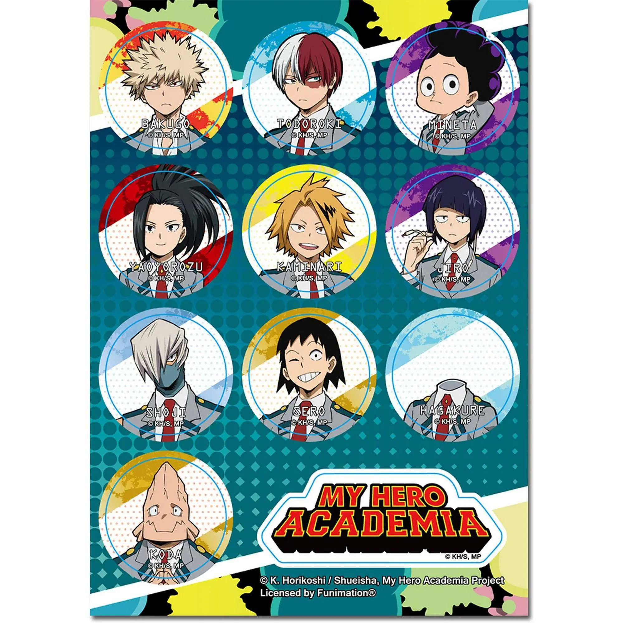 My Hero Academia - 1-A #2 Sticker Set