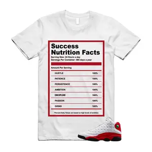 13 Chicago True Red White Black 2026 OG T Shirt Match SUCCESS