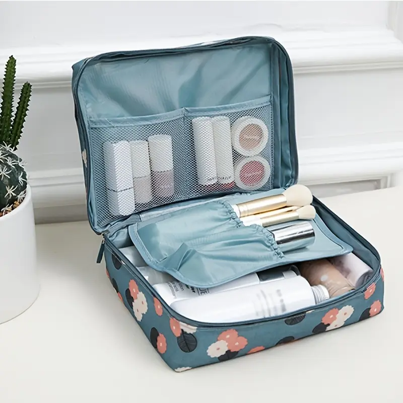 Fashionable portable cosmetic storage bag, travel toiletry bag, multifunctional large-capacity storage bag Cute Bear Design Backpack