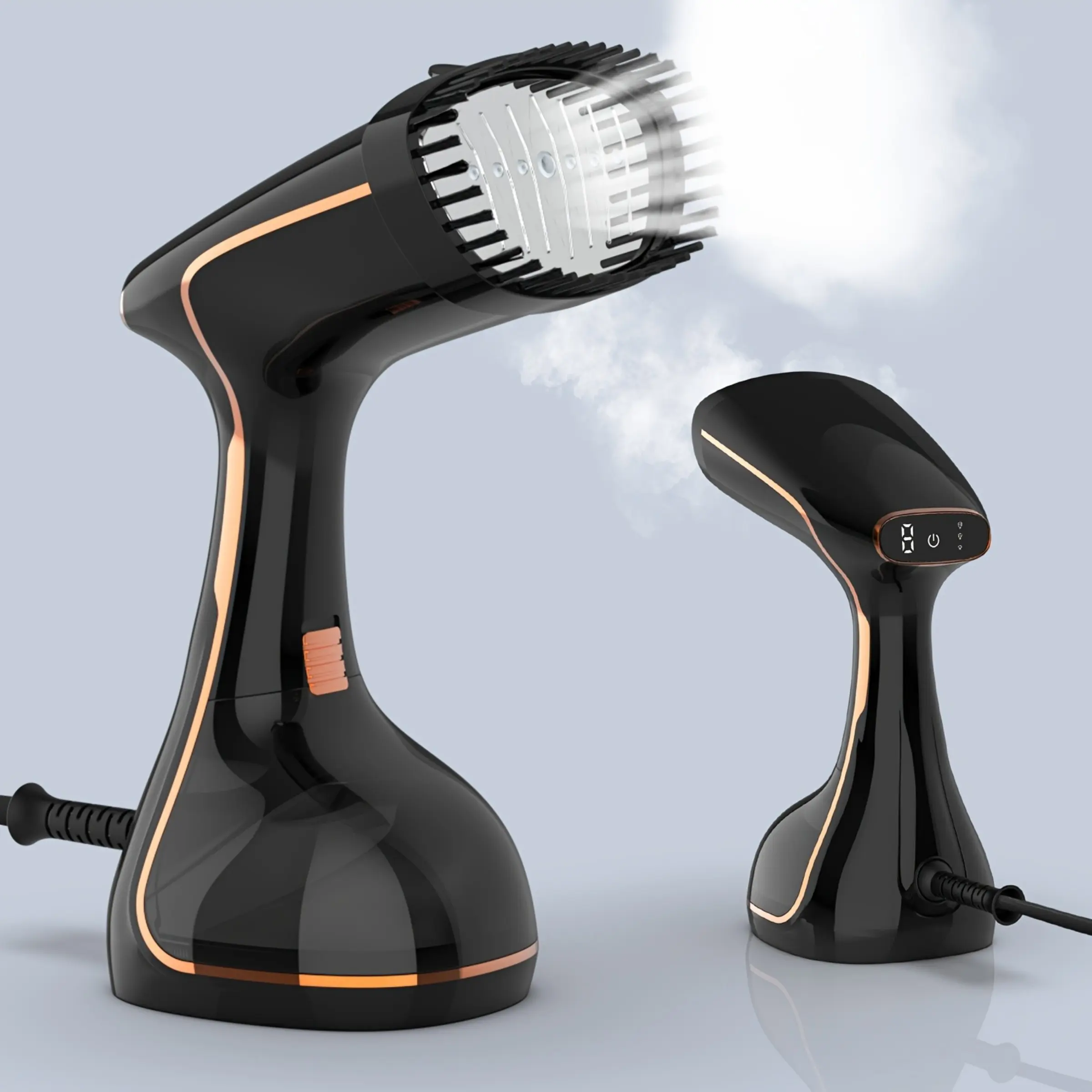 Handheld Clothes Steamer, 1500-1780W Garment Steamer with 9-Second Quick Heat, 3 Steam Settings for Powerful Wrinkle Removal, LED Display & Touch Control, Portable for Home and Travel, Handheld Clothing Steamer, Garment Steam Machine