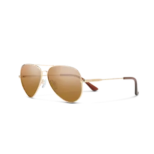 Suncloud Hard Deck Sunglasses Gold + Polarized Brown
