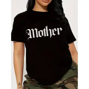 Mother Gothic Shirt  Old English Tee, Goth Mom Shirt, Alternative Mom Outfit, Grunge Mama Gift, Edgy Mothers Day Tee