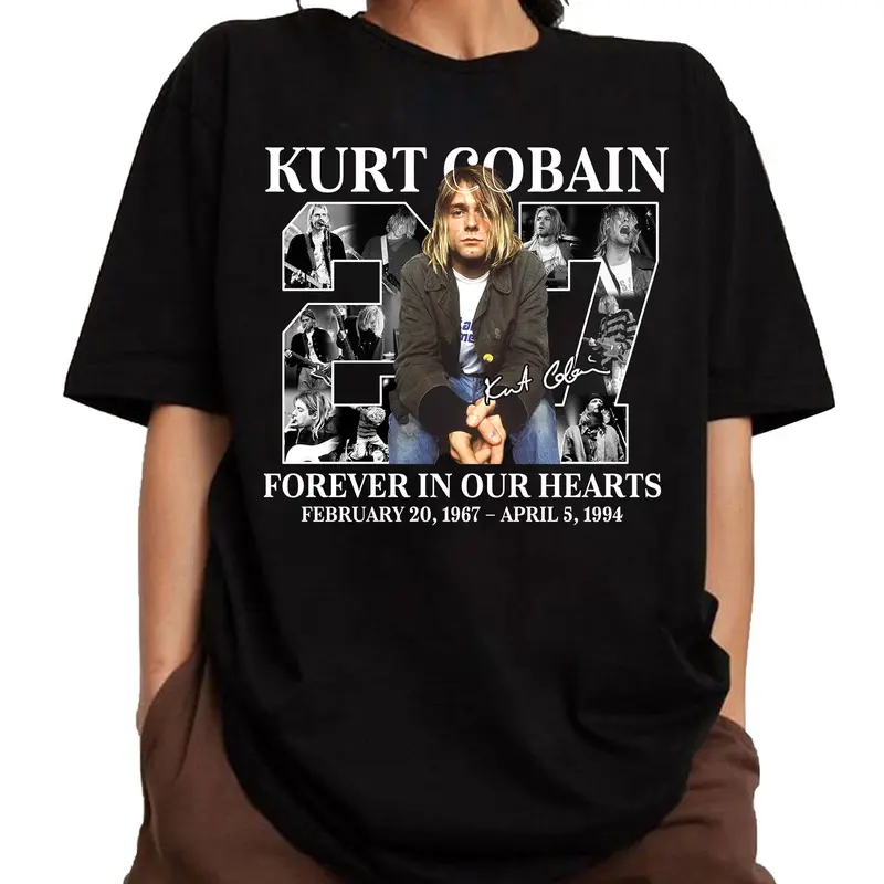 kurt cobain memorial shirt - TikTok Shop