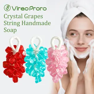 Paul Frank Grape Soap on a Rope – Handmade DIY Decorative Grape Soap, Natural and Gentle Moisturizing and CleansingLong-Lasting Fresh Scent Perfect for Home Décor and BathroomAesthetic & Creative Christmas Gift Choice Body Care Daily