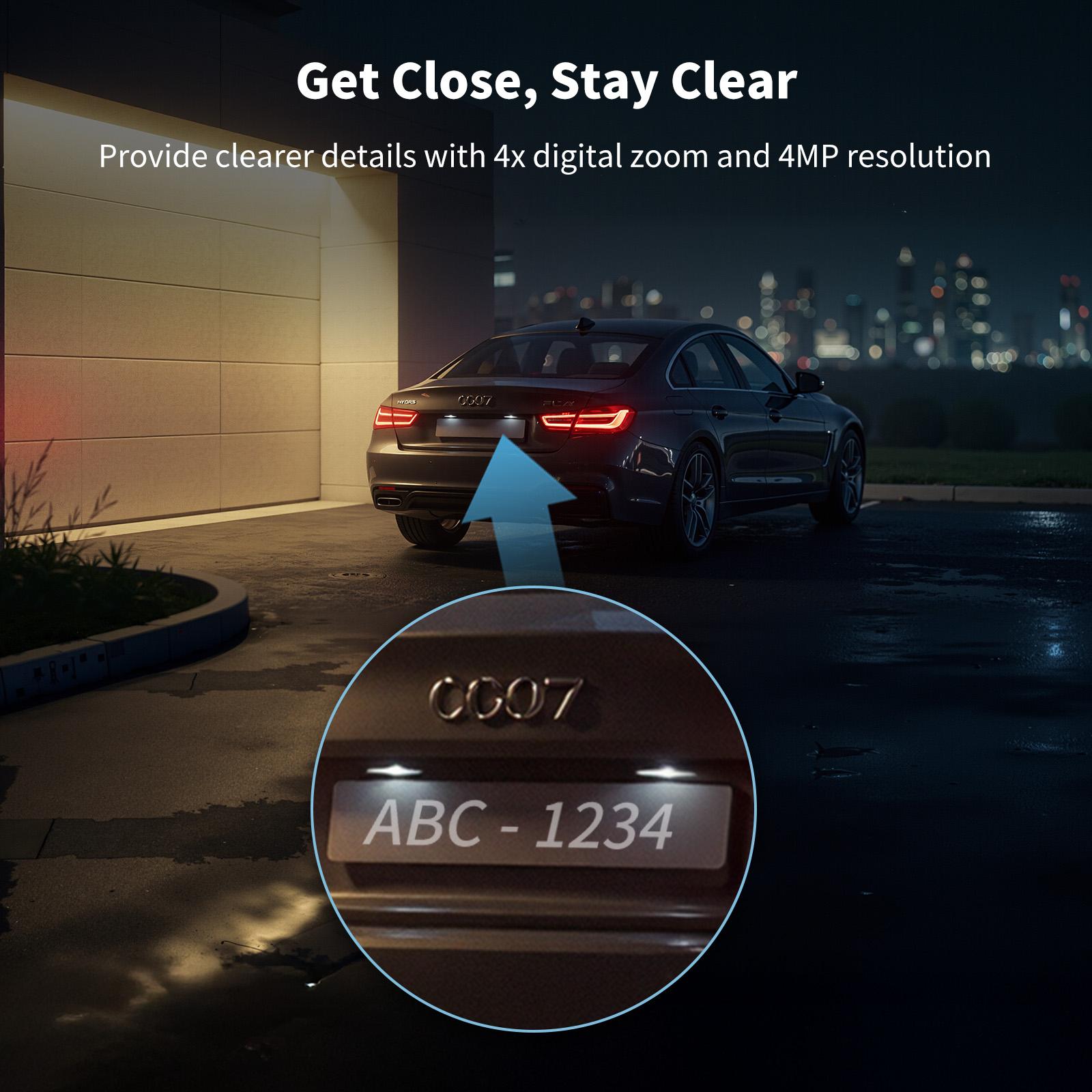 Wireless Solar Powered Security Camera System with Base Station, No Monthly Fee, 2 Cameras Kit, 2K Full Color Night Vision, Solar Powered, WiFi Home Security Camera, No Monthly Fee, IP65 Waterproof, PIR Human Detection, Two-Way Audio, Works with Alexa