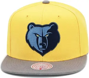 Mitchell & Ness Gold/Grey NBA Memphis Grizzlies Core Basic Snapback