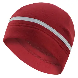 Outdoor Winter Cycling Cap Safety Night Running & Cycling Hat Warm Unisex Sports Reflective Strip Hat for Cold Weather Activities All Seasons