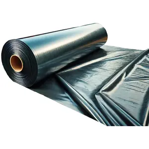6 Mil Polyethylene Sheeting Roll (20' x 100') Black Plastic Sheeting, Plastic Tarp, Plastic Mulch, Weed Barrier, Concrete Moisture, Vapor Barrier, Construction Film, Lumber Tarp, Ground Cover