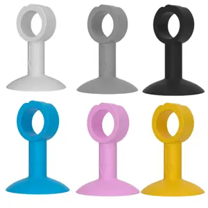 8PCS Silicone Door Stopper, No Drill Suction Cup Door Handle Stop, Anti-collision Door Knob Protector, Noise Reduction Wall Protector for Home, Office & Bathroom
