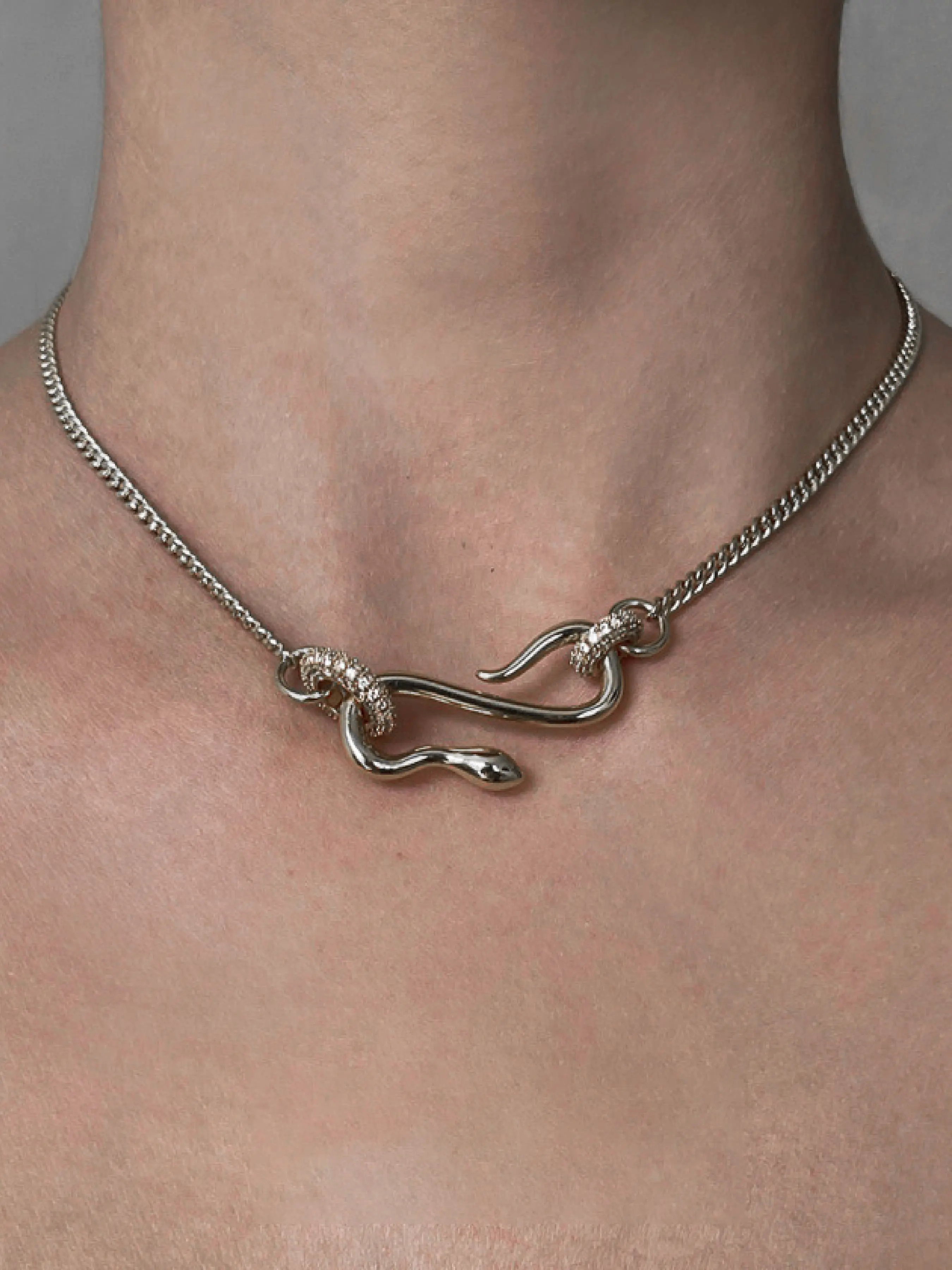 Snake Design Pendant Necklace for Women & Men, Stainless Steel Jewelry for Party, Daily Clothing Decor, Trendy All-match & Exquisite Jewelry for Birthday Gift, Fashion Jewelry Party, Fashion Cool Accessories, Fashionable Jewelry Accessories