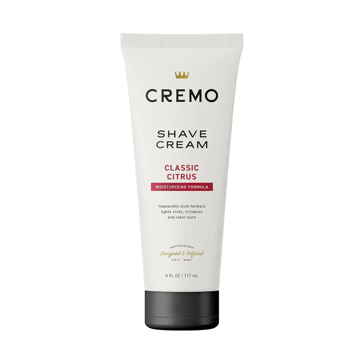 Cremo Original Men's Shave Cream - Ultra-Slick, Smooth Face Shaving Cream with Peppermint Oil & Tea Tree, Fights Nicks, Cuts, Razor Burn, 6 Fl Oz for Adults