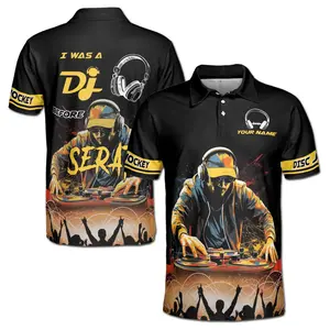Custom Name Disc Jockey I Was A DJ Before Serat Men's Polo Shirt S-5XL