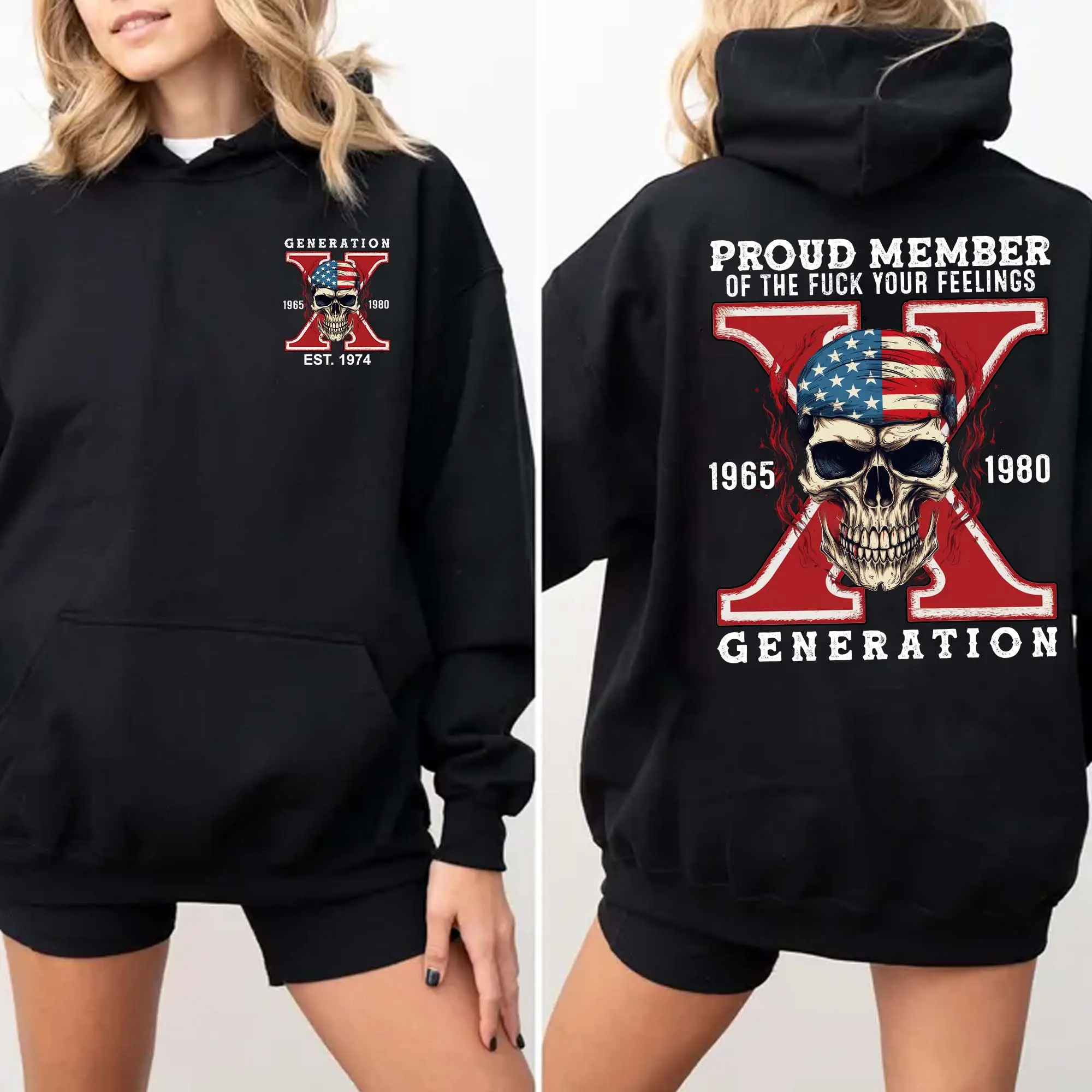 Custom Year Generation X Hoodie Ver 1, Funny Generation X Shirt For Party, The True FAFO Generation Sweatshirt, Gen X Activated Hoodie Cotton Top