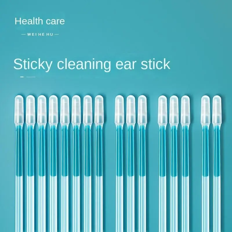 Sticky Ear Cleaner Tool Stick Earwax Remover Sticks for Effective Ear Cleaning and Debris Removal Portable Gentle， Reusable Ear Wax Removal，Suitable for dry ears