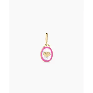 gorjana – Power Gemstone Calming Parker Charm – 18K Gold-Plated Howlite Charm – Calming & Serenity Jewelry