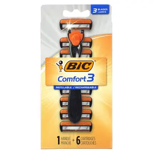 BIC Comfort 3, 1 Handle, 6 Cartridges BIC Comfort 3, 1 Handle, 6 Cartridges