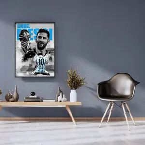 Lionel Messi World Cup Poster